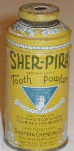 Shapira Tooth Powder Can