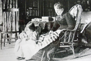 Sarah Taylor with her granddaughter Ramona Danner, 1894. Courtesy Marin History Museum